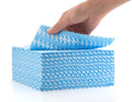 Peachicha All Purpose Cloths Disposable Cleaning Cloths Reusable J Cloths Blue Jay Cloth Dish Cloths Dish Towel for Kitchen (Blue,120 Pcs)
