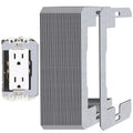 DECOHS 30 Pcs Wall Plate Spacer- Metal Flush Fit Device Leveling Plates- Receptacle Spacers Shims Leveler for Fixing Walls Electrical Outlet Electrical Boxes
