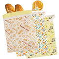 3-Pack Reusable Beeswax Bread Bags - Large 17x13 Inch for Sourdough & Homemade Bread Storage | All-Natural Beeswax Preservation, Eco-Friendly Cotton Food Bags - Easy to Clean & Daily Use