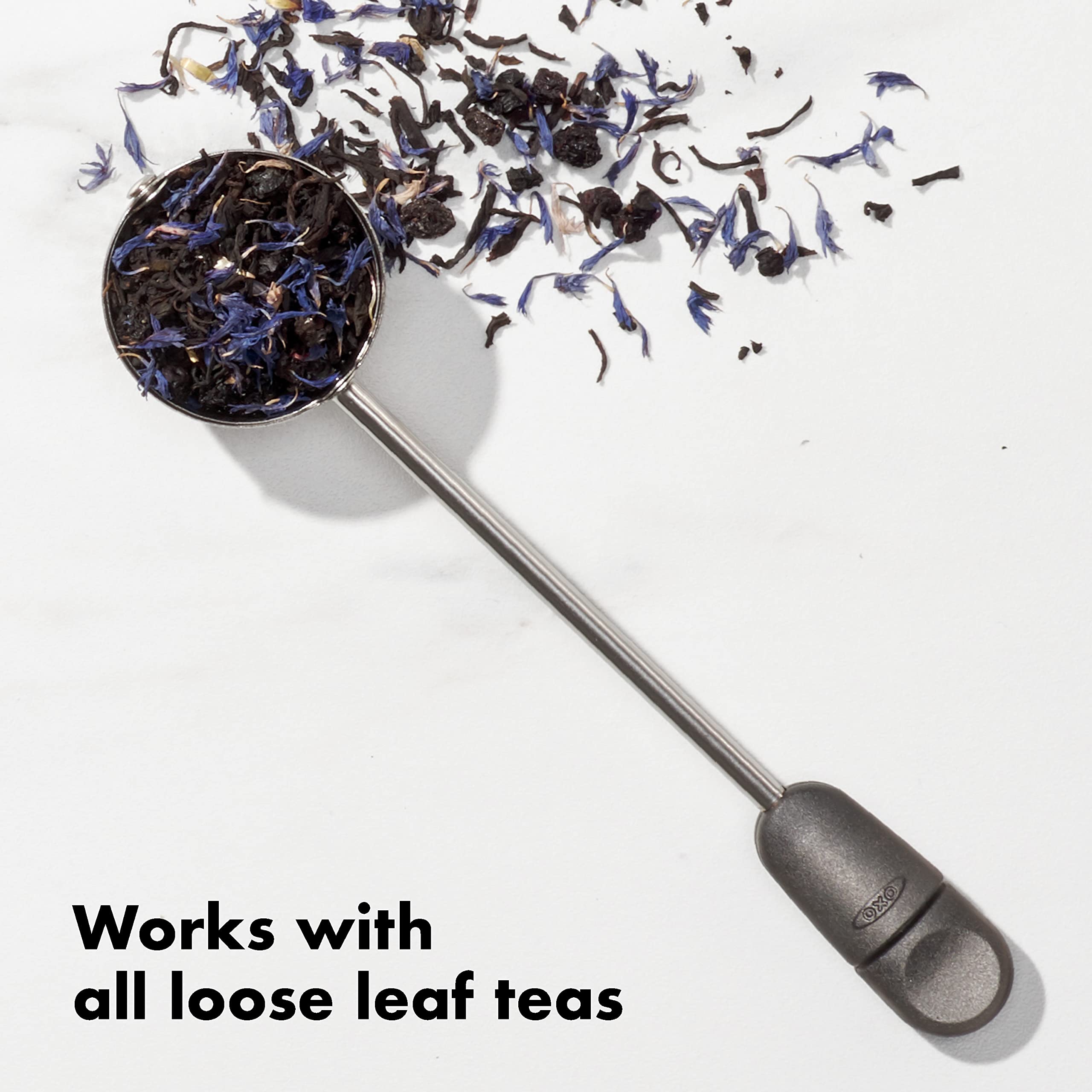 Oxo 1410280SS Twisting Tea Ball, Stainless Steel, 7-Inch