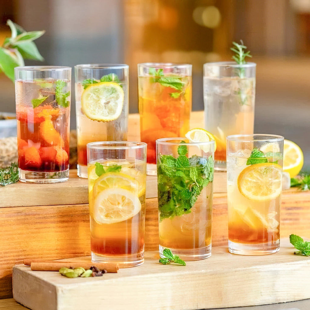 VAIIGO 17 Oz Plastic Drinking Glasses Set of 6, Acrylic Glasses Tumblers Cups Dishwasher Safe, Plastic Cup Reusable, Unbreakable Highball Glass, BPA-Free, Water Juice Cocktail Glass Everyday Use