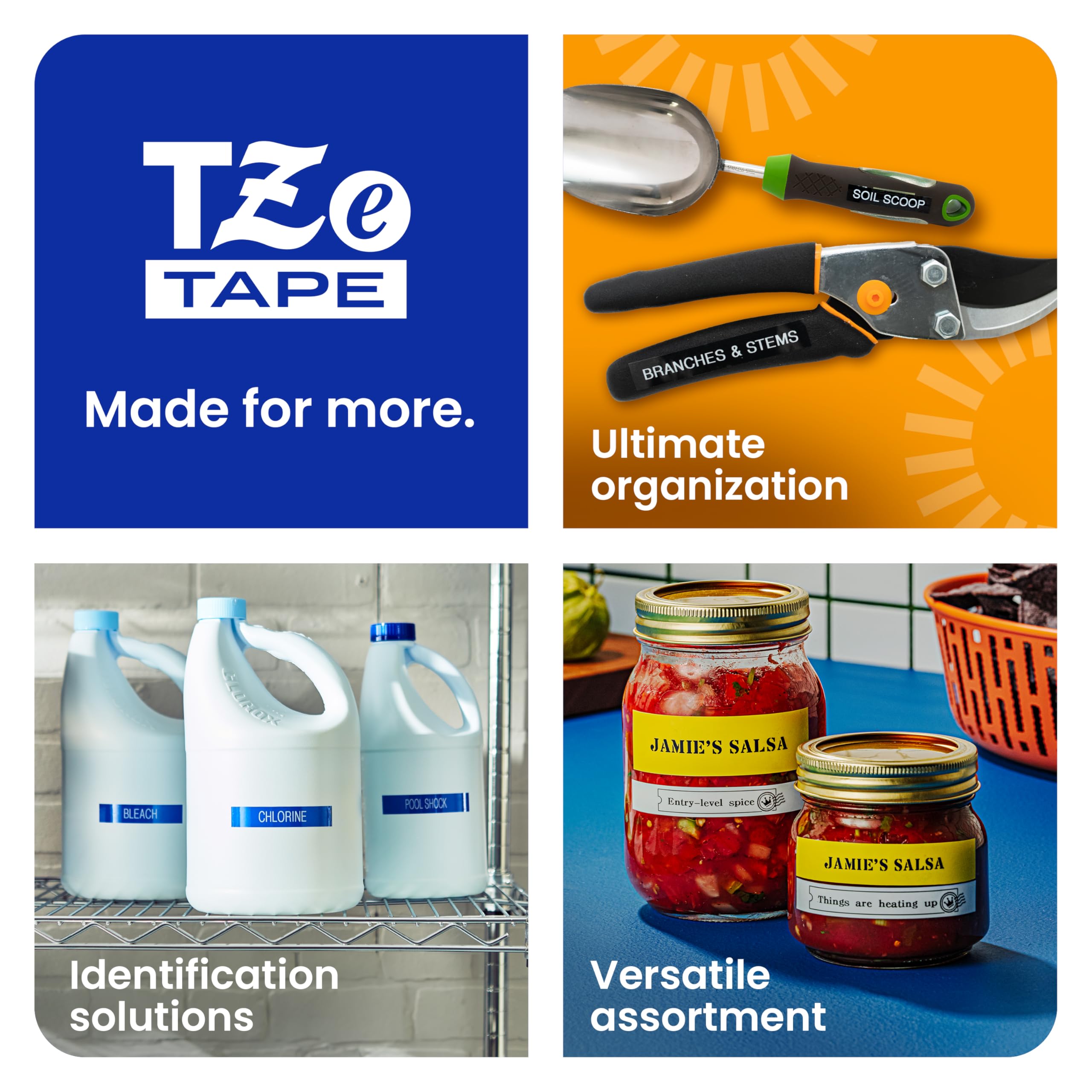 Brother Genuine TZe-131 Black on Clear Laminated Tape for TZe-Compatible P-Touch Label Makers, 12 mm Wide x 8 m Long