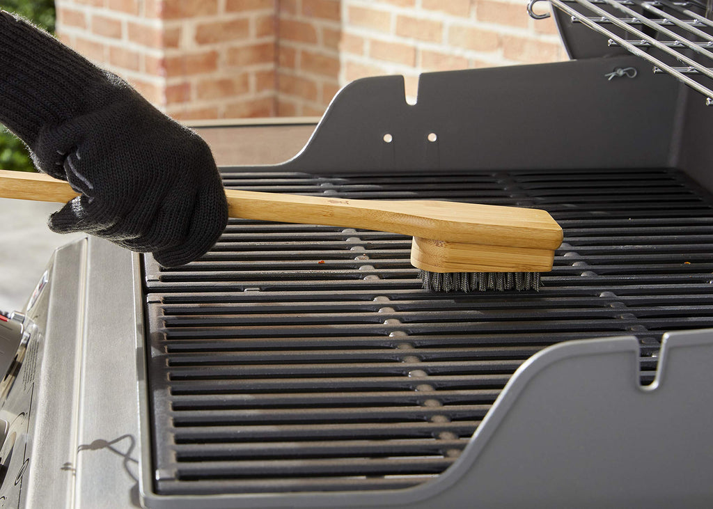 Weber 18in Bamboo Brush for Cleaning BBQ Grill