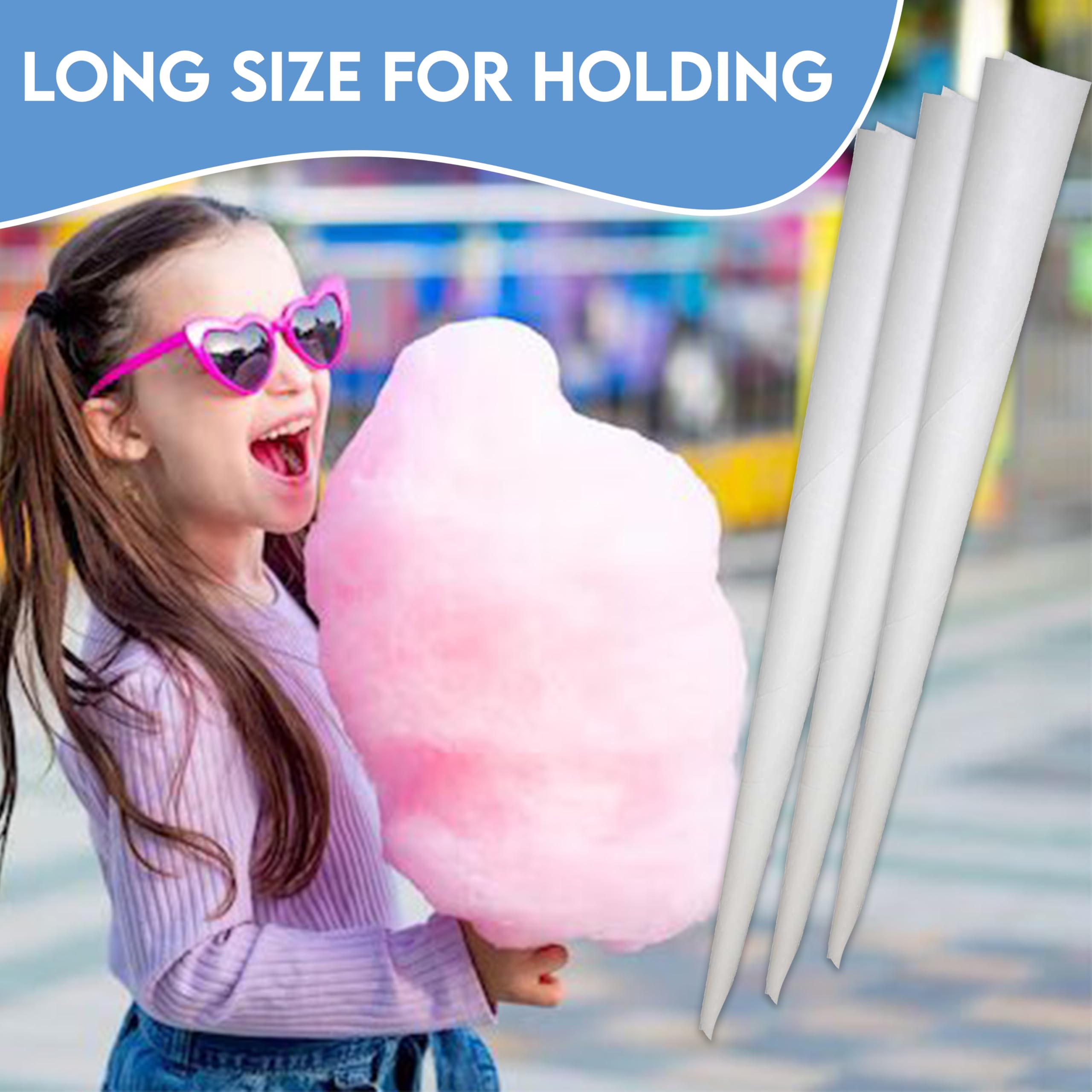 Perfectware Cotton Candy Cones 100ct