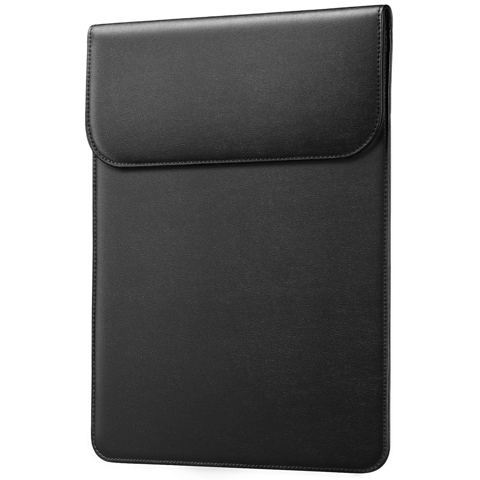 JETech Slim Laptop Sleeve for MacBook Neo (A18 Pro), MacBook Air 13-Inch (M2/M3/M4/M5) 2022-2026, MacBook Pro 13-Inch (M1/M2) 2016-2022, PU Leather Case (Black)