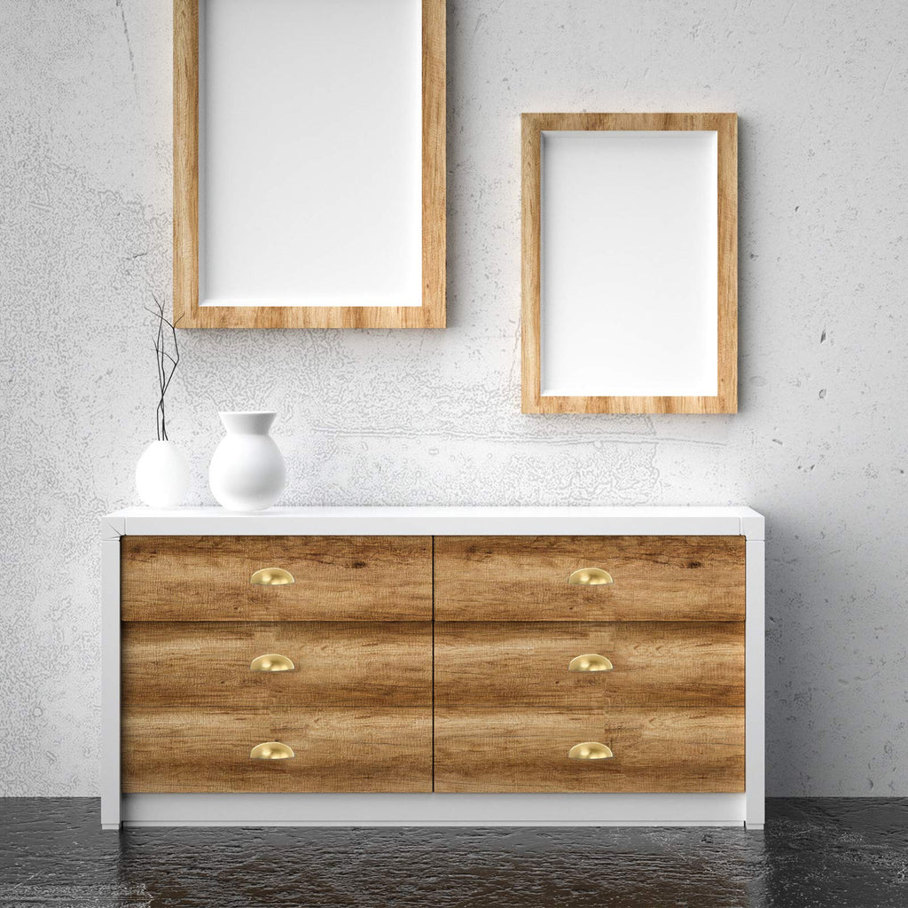 goldenwarm 10 Pack Gold Cabinet Pulls Cup Drawer Pulls Handles for Dresser Drawers 3in(76mm) Hole Spacing Brushed Brass Kitchen Cabinet Handles Bathroom Drawer Pulls for Kitchen Cupboards Handles