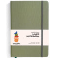 Anecdote Hardcover Ruled Journal Notebook for Men & Women - 192 Pages | Thick 100 GSM Lined Paper (8.3" x 5.4" - A5) | Daily Journaling Writing Diary for Work, Travel, School & Office Use (Olive Green