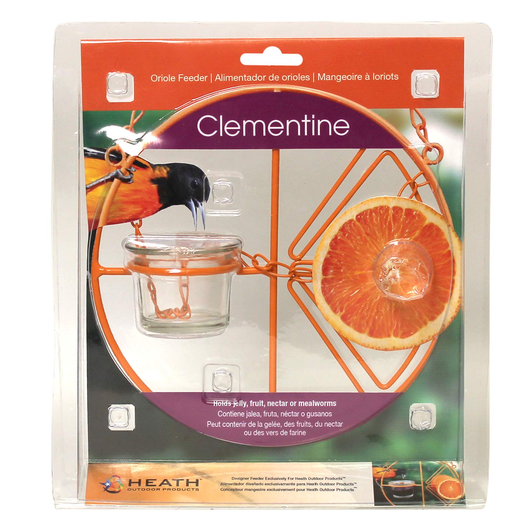 Heath Outdoor Products CF-133 Clementine Oriole Feeder