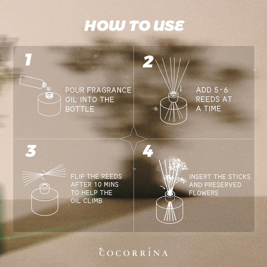 Cocorrína Reed Diffuser Refill - Clean Linen 200ml Scented Oil for Reed Diffuser Home Fragrance for Bedroom, Bathroom Office Home Décor