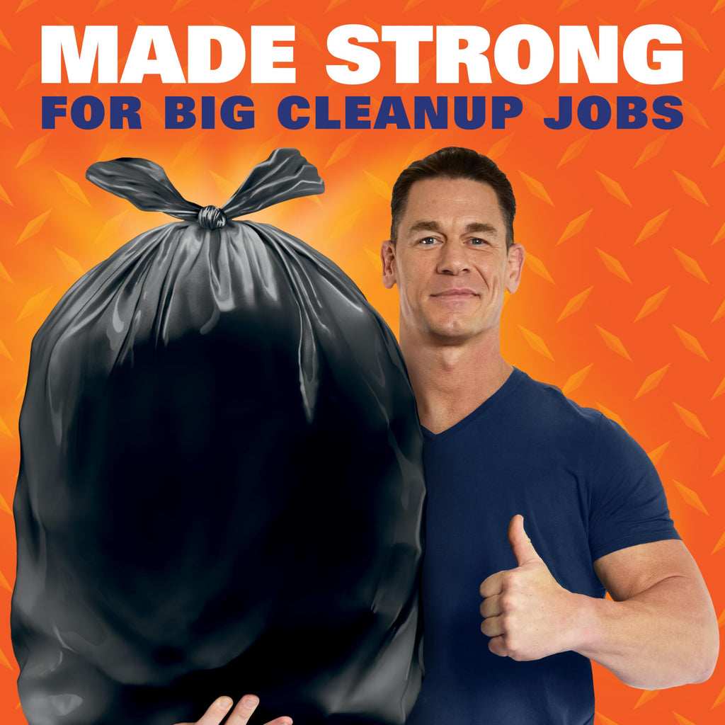 Hefty Easy Flaps Trash Bags (Multipurpose, 30 Gallon, 40 Count)