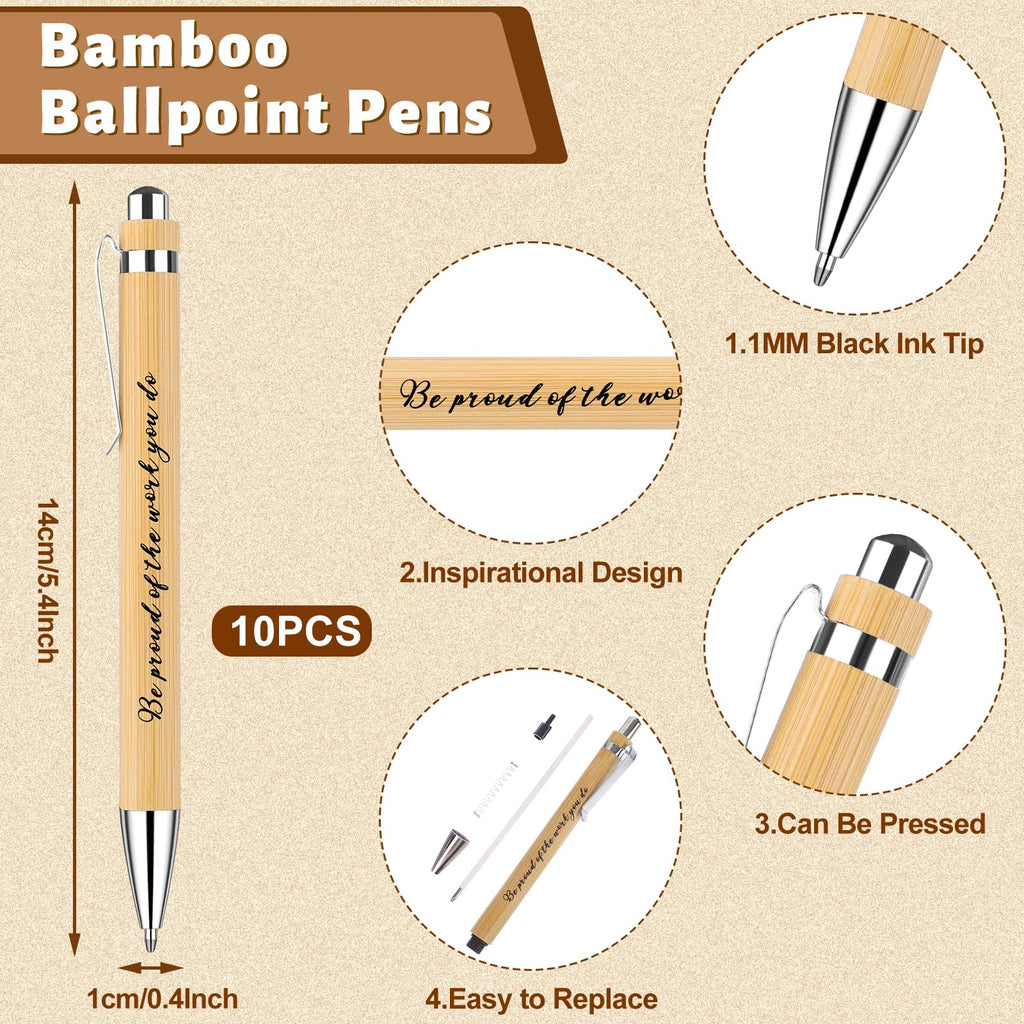 30 Pcs Inspirational Gifts Notebooks Motivational Ballpoint Pens with Keychains Set Thank You Pen Spiral Notepads Appreciation Gifts for Employee Coworkers Teacher Team Volunteer Student Staff Gift