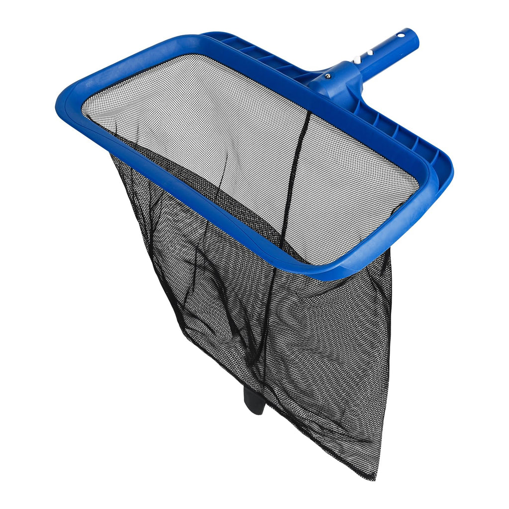 KINFAVOU Pool Skimmer Net, Fine Mesh Pool Leaf Net with Durable Deep Net, Larger Capacity Leaf Skimmer Net for Pool Cleaning, Debris Pickup Removal, Easy Scoop Edge (Without Pole)
