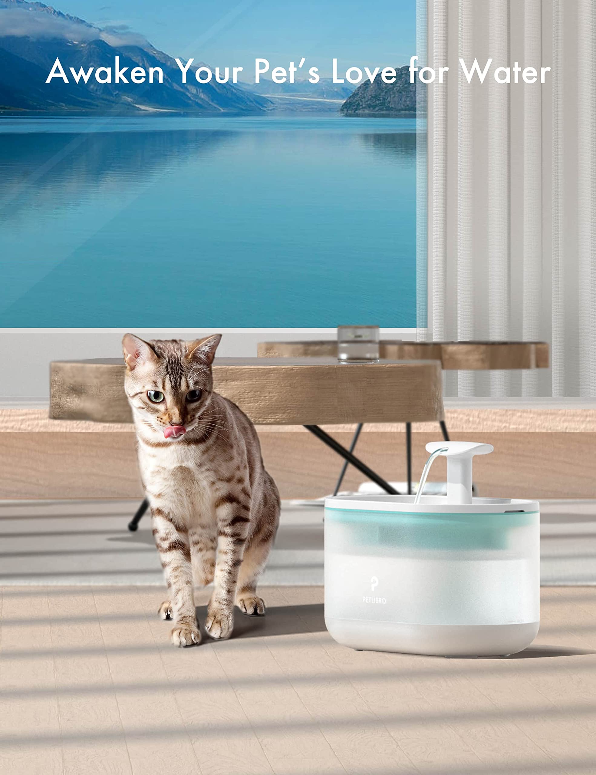 PETLIBRO Replacement Filters for Capsule Cat Water Fountain, 4 Pack