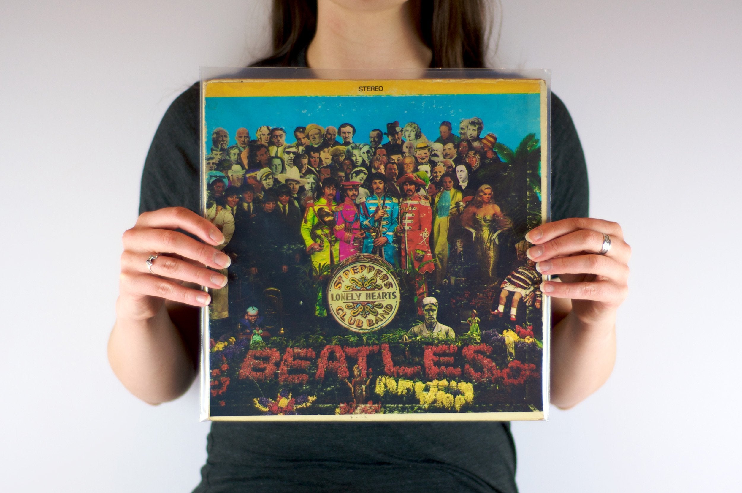 50 Vinyl Record Sleeves - 12.75" x 12.75" 3 Mil Clear Album Sleeves - Fits 12 Inch Single, Double, and Gatefold LPs - Protect Your Record Collection