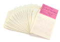 HYGLOSS 15430 Self-Adhesive Library Card Pockets, 3.5-Inch by 5-Inch, 40 Pages, Manila , White