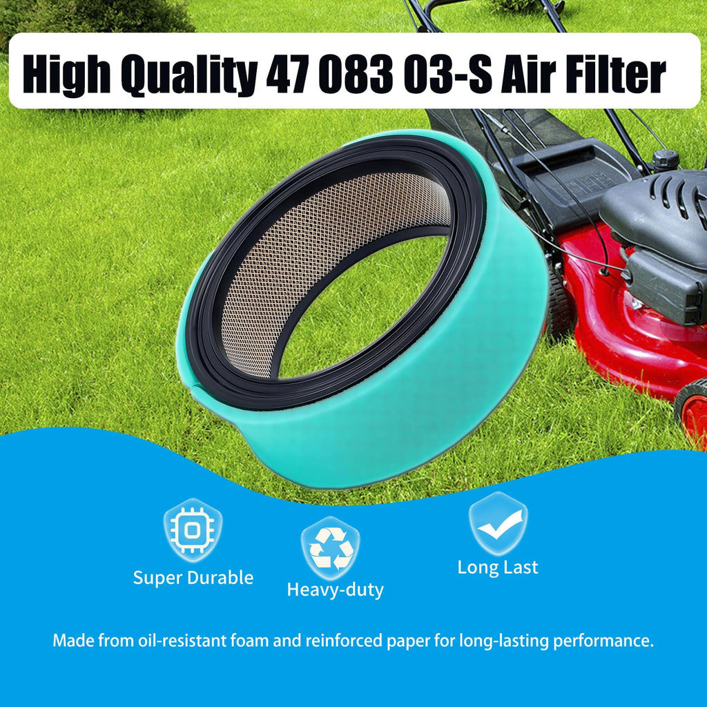 Caalii 47 083 03-S Air Filter for Kohler CH730-CH740 K301 K241 K321 K341 CH20 CH18-CH25 CV724-CV740 CV17-CV23 47 883 03-S1 Engines
