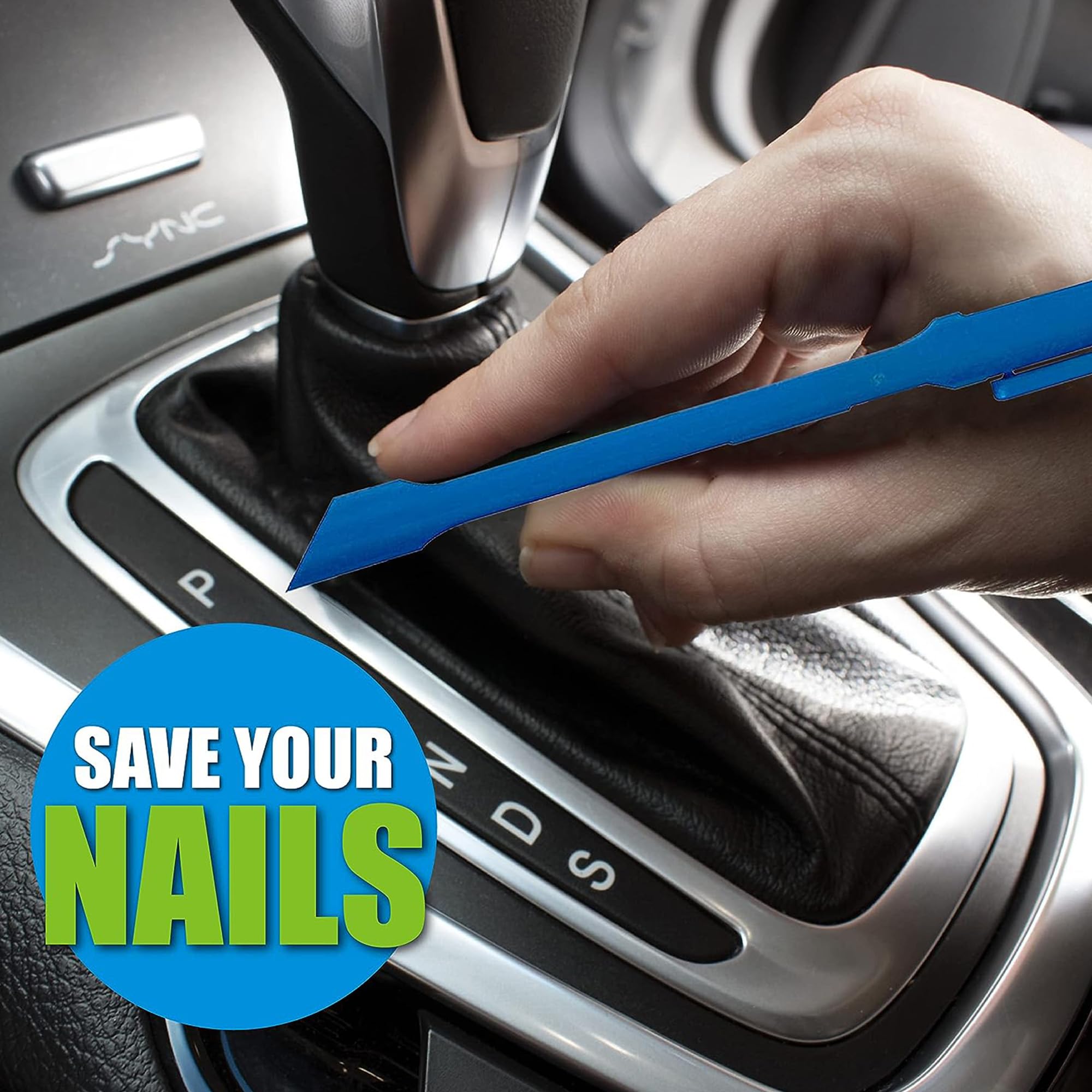 Scrigit Scraper No-Scratch Plastic Scraper Tool, 5 Pack - The Handy Multi-Use Scraping Tool for Removing Food, Labels, Stickers, Paint, Grease - Easy to Hold, Reaches Tight Spaces and Crevices
