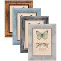 5x7 Picture Frames Set of 4 Rustic Retro Photo Frame with HD plastic cover for all Mount and Tabletop Display Family Friends Wedding Gift
