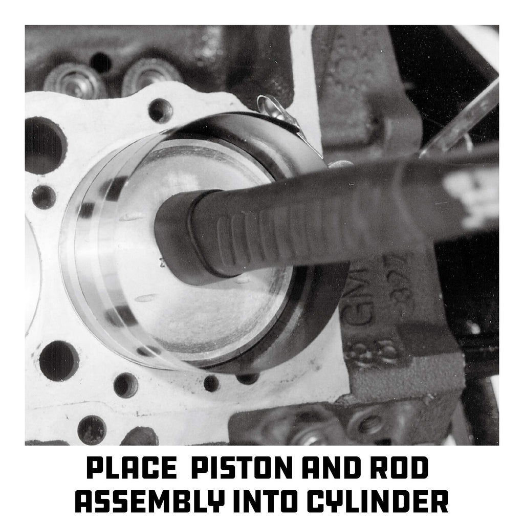 Powerbuilt Piston Ring Compressor, 2 Inch to 5 Inch Diameter, Compress Pistons, Ratcheting Lock, Release Lever, Slide into Cylinder - 648433