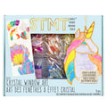 STMT DIY. Crystal Window Art, Create & Display 3 Metal Suncatchers, Chains & Cording Included, Mosaic Window Art, Suncatcher Kit for Teens