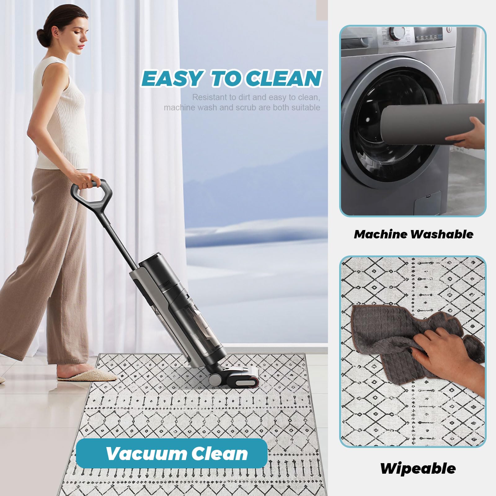 Office Chair Mat for Hardwood Floor, 35x47in Floor Mat for Offices Chair, Computer Chairs Mat for Floor Protection, Non-Slip Desk Chair Mats for Home Office, Mats for Under Desk Chairs, Easy to Clean