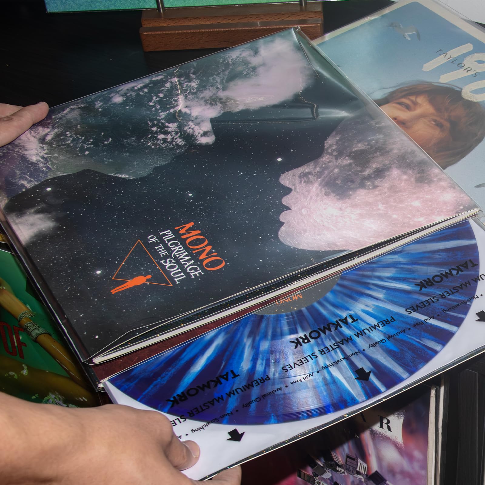 Gatefold Record Sleeves Albums Covers: 12 inch Vinyl Record Outer Sleeves 3 Mil Plastic Clear LP Protective Sleeves, 50pcs