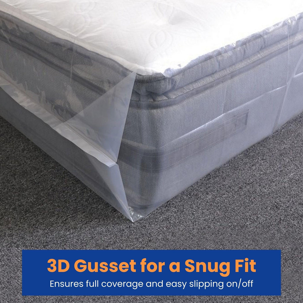 VICMORE Queen Mattress Moving & Storage Bag 60" x 100" - Heavy-Duty 3 Mil Tear-Resistant Plastic Cover for Moving, Protection & Storage