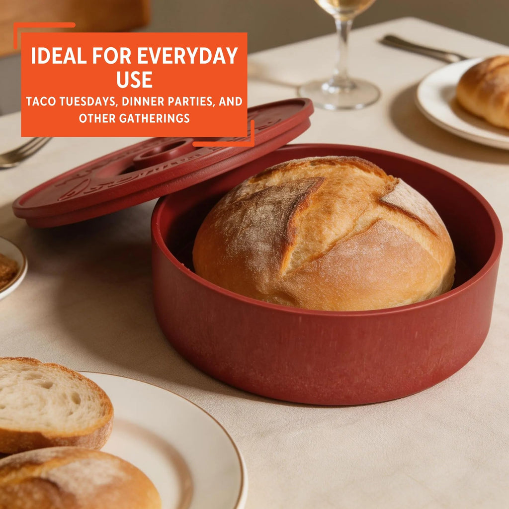 Imusa 8in Tortilla Warmer, Terracotta