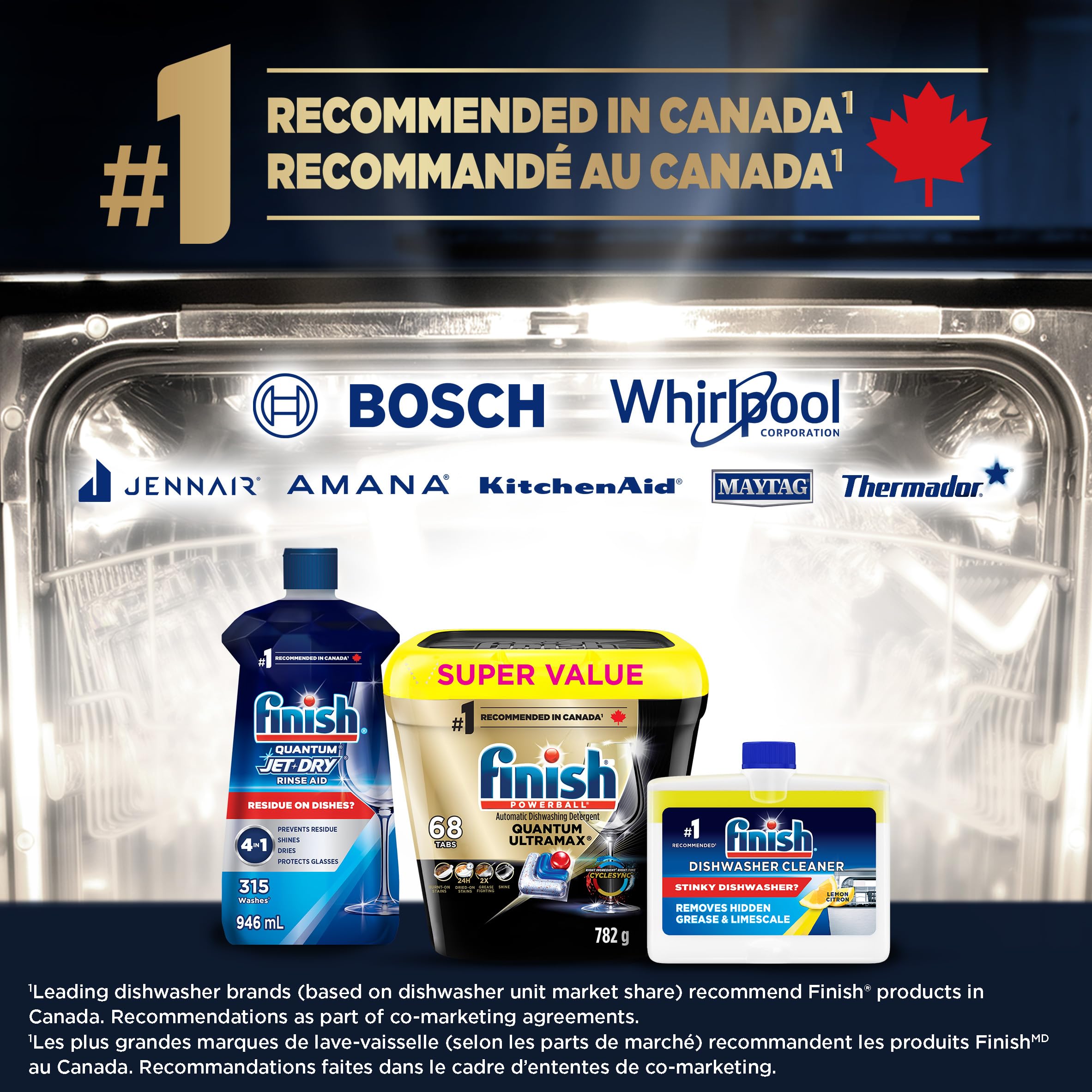 Finish® Quantum UltraMAX® Automatic Dishwasher Detergent, Fresh - Removes burnt-on stains & 24 h dried-on stains, no pre-rinse needed, 68 Tabs