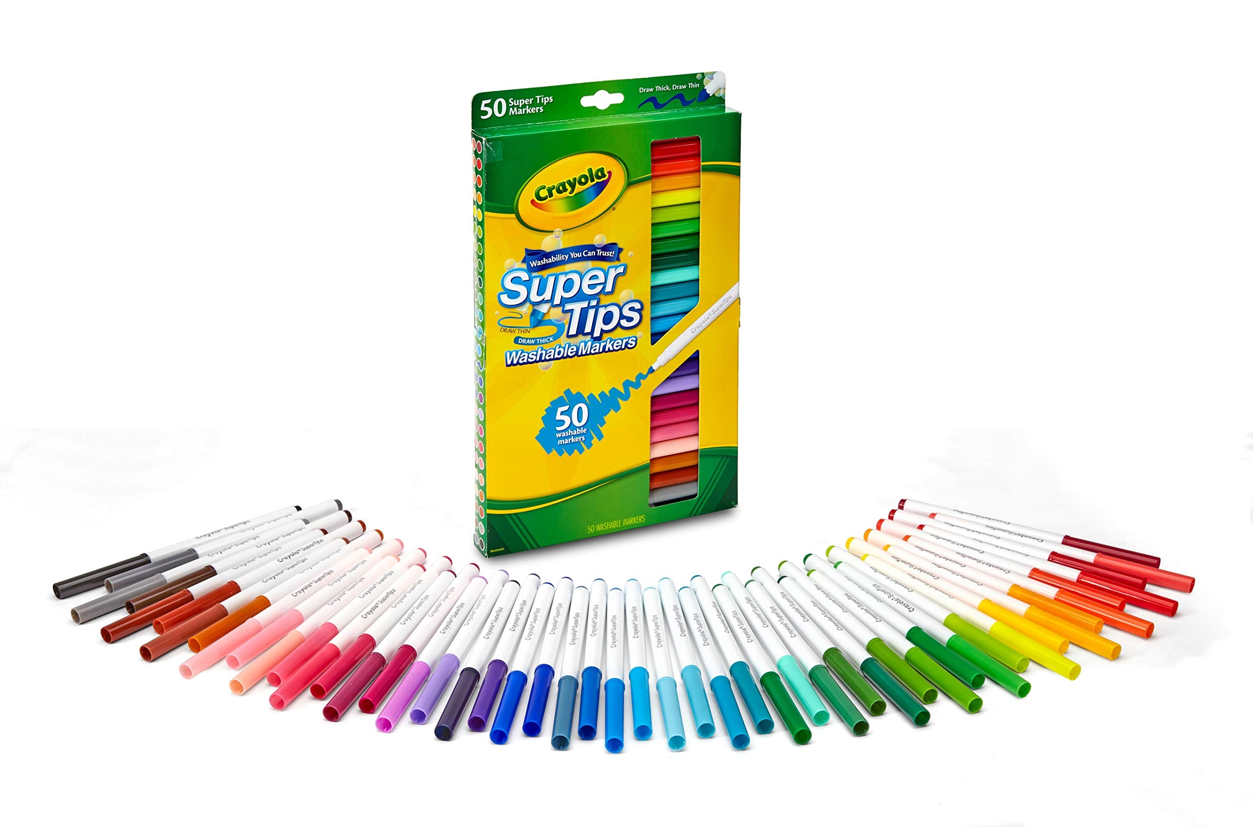 Crayola 50ct Washable Super Tips - Styles May Vary