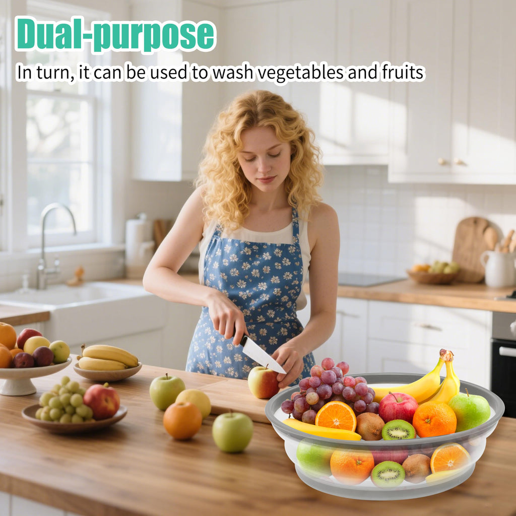 3 Pack Collapsible Microwave Food Covers, Splatter Guard,Vented Microwave Lid for Food, BPA free TPR, Dishwasher safe,Gray，Large, Medium, Small