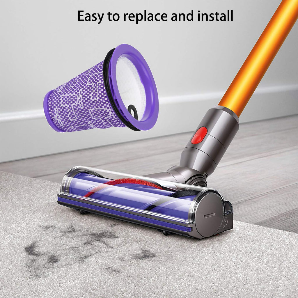 2 Pack Pre Motor HEPA Filter Replacement for Dyson Big Ball CY18 CY22 CY23 CY24 CY25 DY75 DY77 DY78, Compatible with Dyson Filter Replacement Vacuum Cleaner Replaces Part#967371-01, 1 Cleaning Brush.