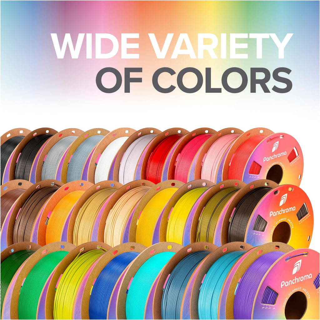 Polymaker Panchroma PLA White 3D Printer Filament, 1.75mm, 1kg Spool, Easy to Print, High Speed Printing, Tangle Free, AMS Compatible, Perfect for Toys, Decor, Miniatures, Models & Cosplay