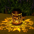 Hummingbird Solar Lanterns Outdoor - OxyLED Metal Waterproof Solar Garden Lanterns, Hanging Lanterns Solar Powered with Handle for Table Pathway Walkway, Birthday Gift for Mom Grandma Women