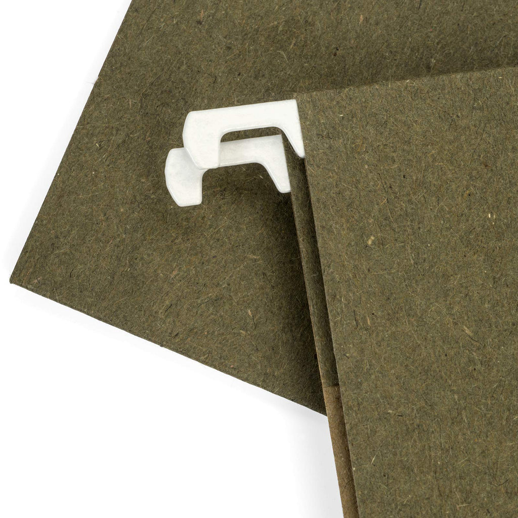 Blue Summit Supplies Extra Capacity Hanging File Folders, Heavy Duty, 2?? Expansion Filing Folders, 1/5 Tab, for Bulky Files, Legal Charts, Manuals, Standard Green, Legal Size, 25 Pack