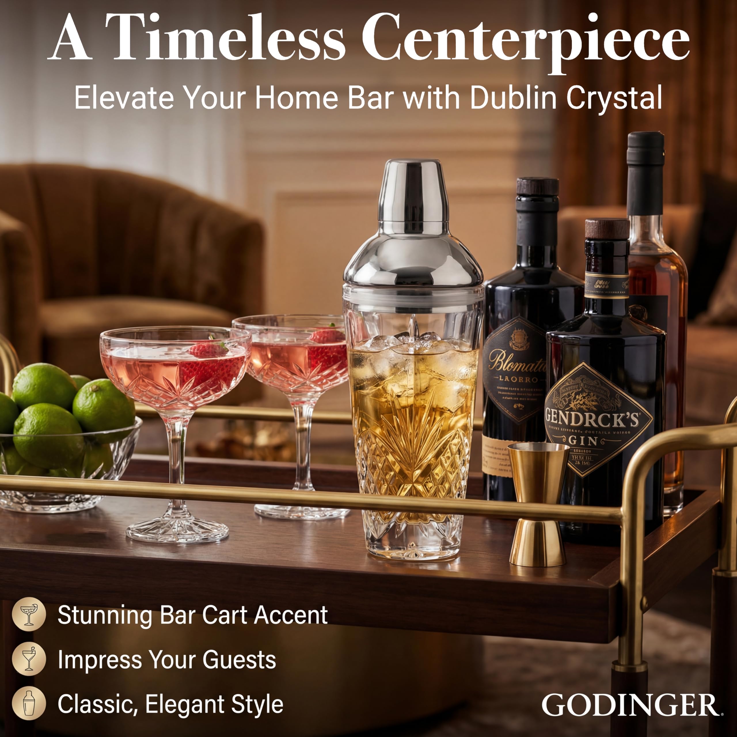 Godinger DUBLIN MARTINI SHAKER