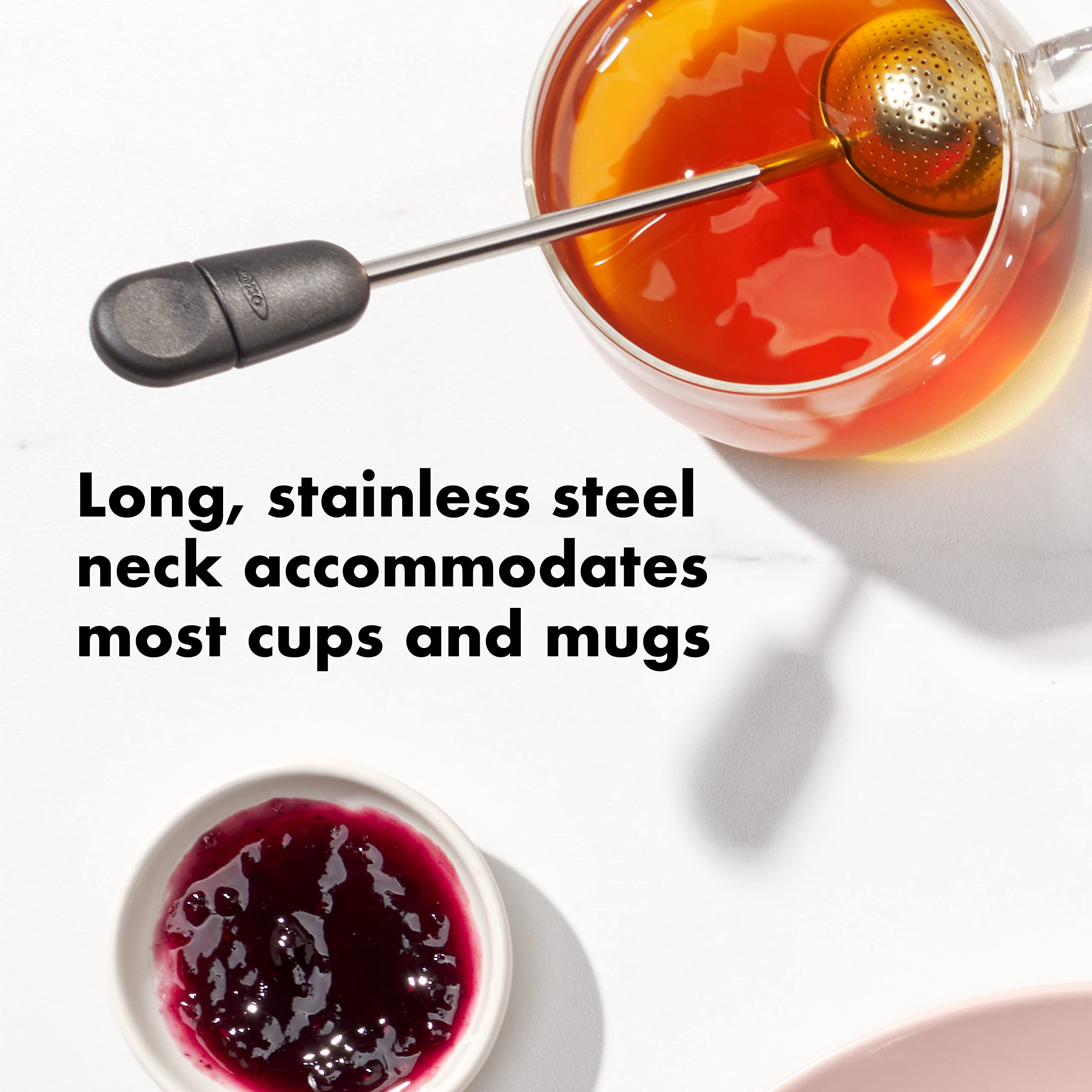 Oxo 1410280SS Twisting Tea Ball, Stainless Steel, 7-Inch