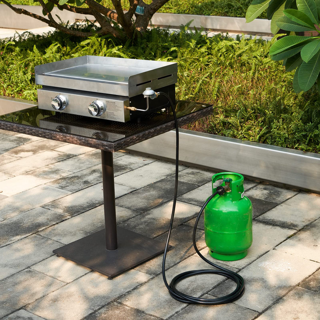 GASPRO 12-Foot Hose Adapter, Connect 1lb Small Appliances to 5-100lb Tank, Perfect for Buddy Heater, Portable Grill, Camping Stove and More