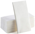 50 Count Disposable Hand Towels for Bathroom - Paper Guest Towels White Dinner Napkins, Linen Feel Guest Napkins Events Parties 16"x16"