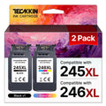 245XL 246XL Ink Cartridge Replacement for Encre Canon Ink 245 246XL Black Color, for Canon TS3420 Ink Cartridges, Compatible with Canon PIXMA TS3420 TS3320 MG2525 MG2522 MG3020 MG2920 MX492 Printer