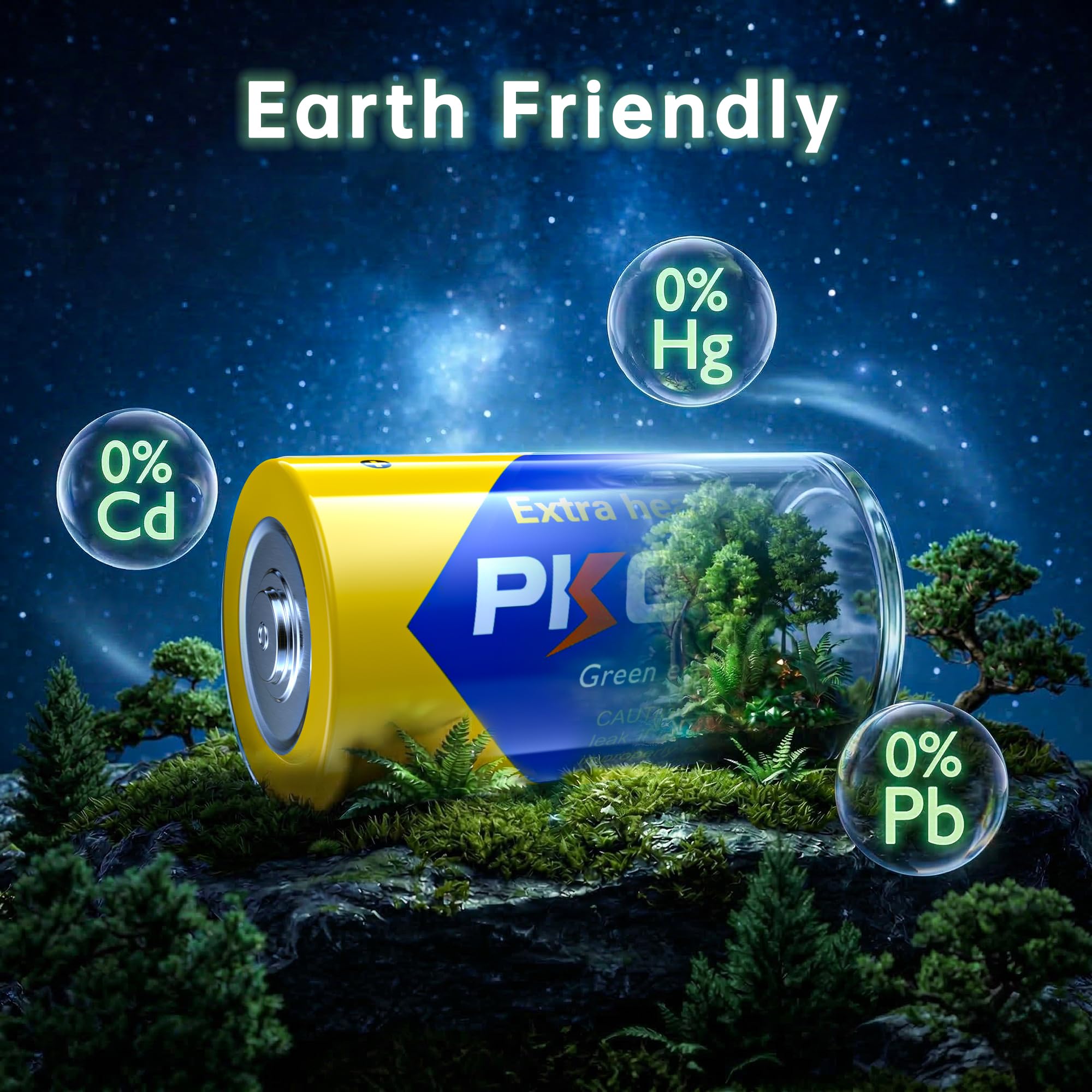 12PCS D Battery D Cell,R20P R20 D UM1 Zinc Chloride Battery
