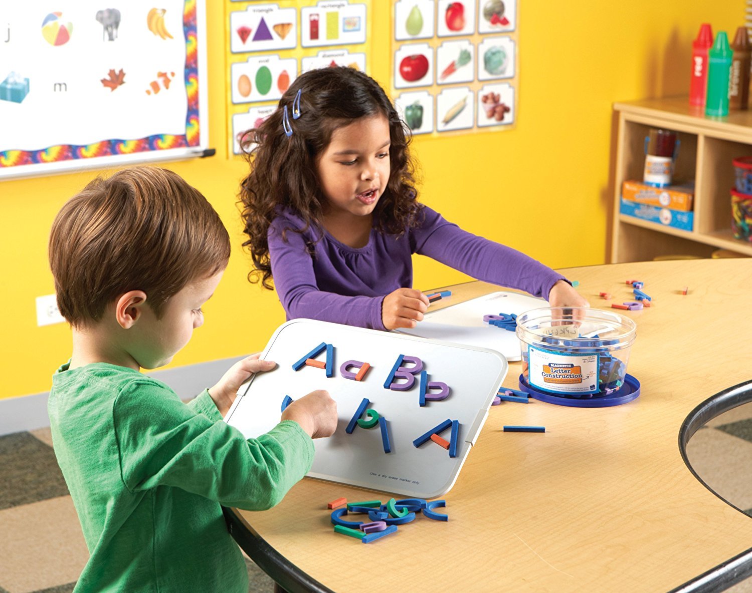 Learning Resources LER8551 Magnetic Letter Construction
