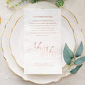 Crisky Rose Gold Mr & Mrs Dinner Napkins Wedding Dinner Napkins Replace Thank You Card Disposable Decorative Towels for Wedding Shower Banquet Rehearsal Dinner Decorations,50 Pcs, 3-ply, 12"x16"
