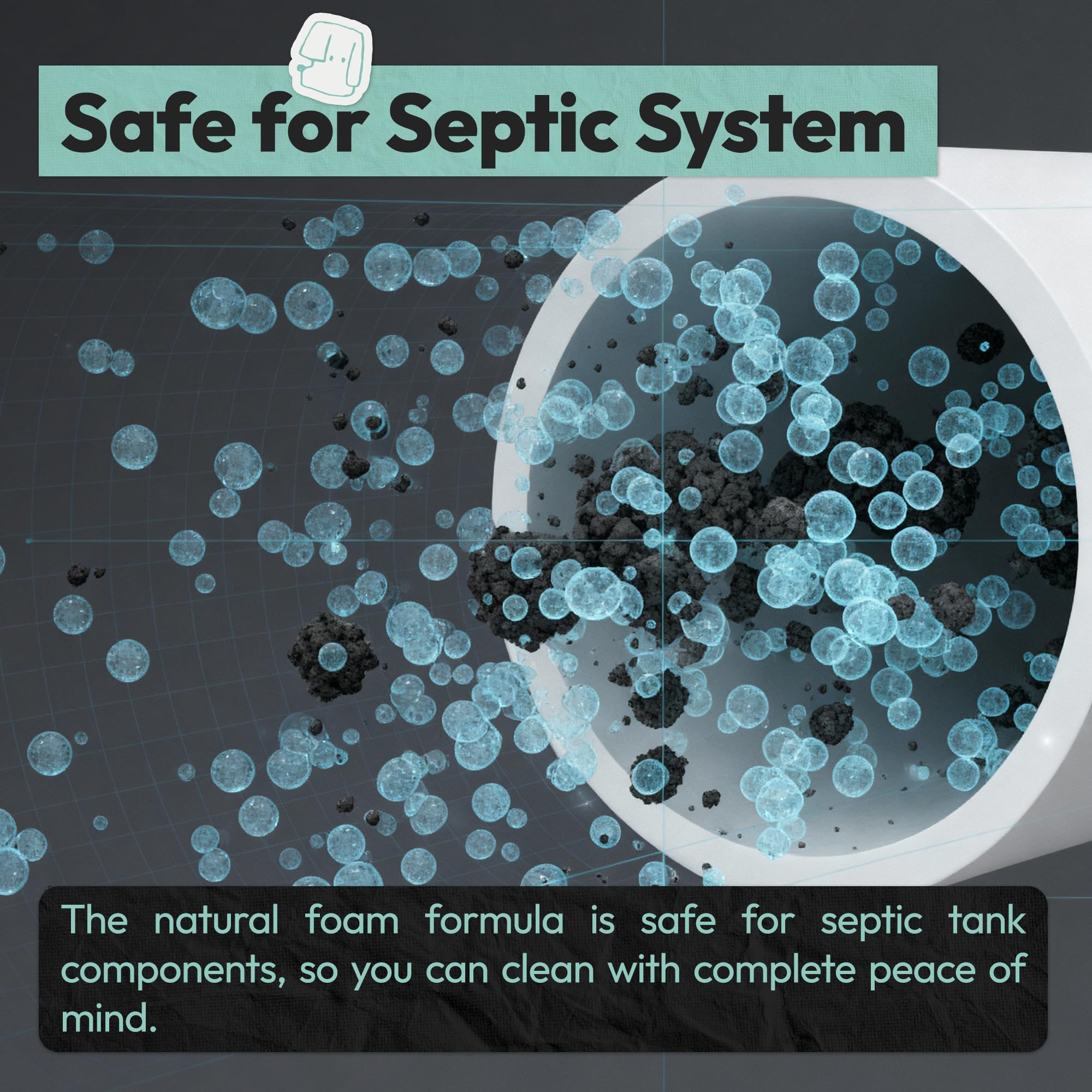 12 Month Supply of Washing Machine Cleaner - 24 Pack Powerful Descaler Tablets for Deep Cleaning, Remove Odor & Residue in HE Front & Top Loaders, Septic Safe