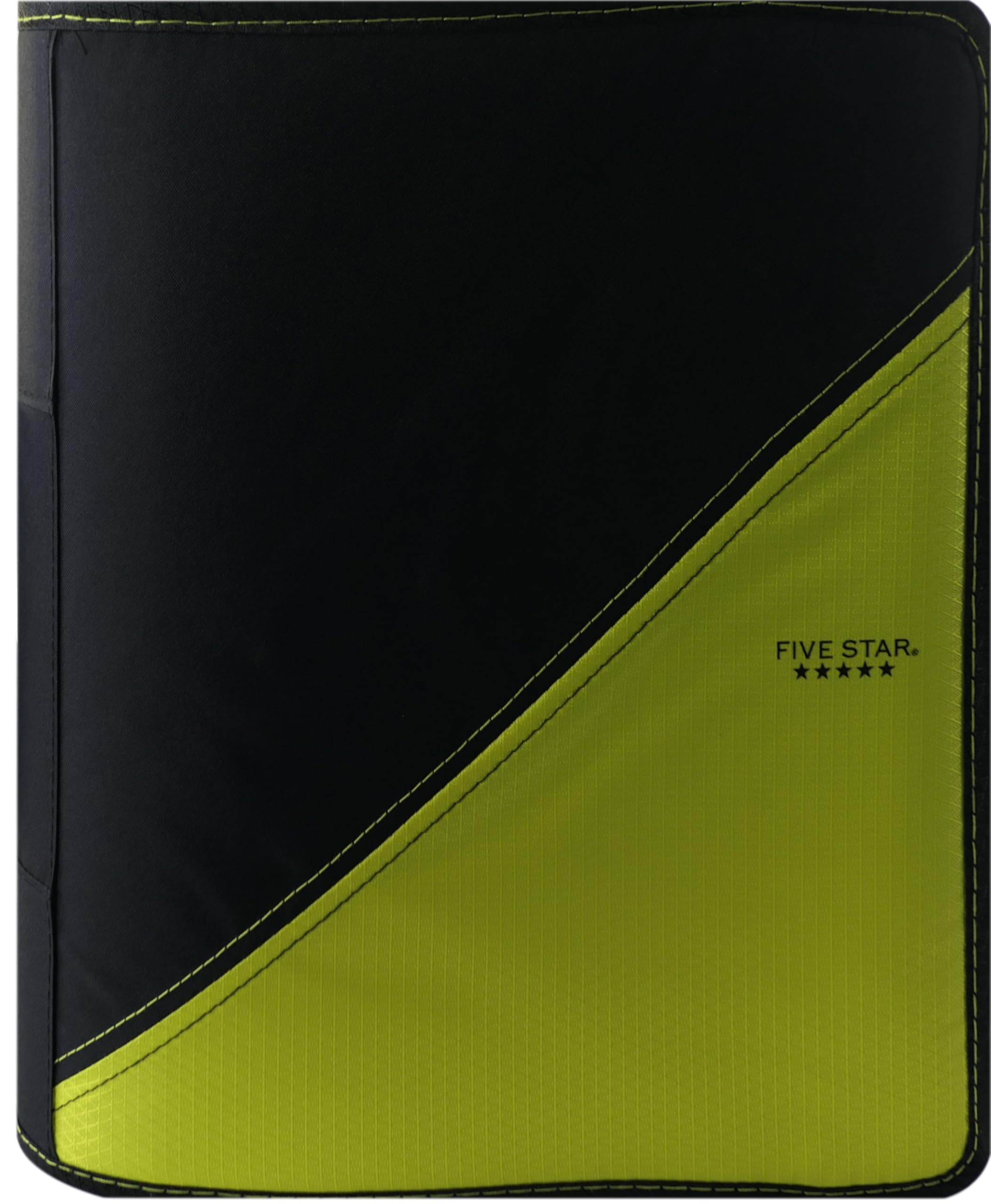 Five Star 3-inch Zipper Binder With Handle, 12-4/5 X 12-1/5 Inches, Assorted Colours. 1 Binder, Colour May Vary (28018)