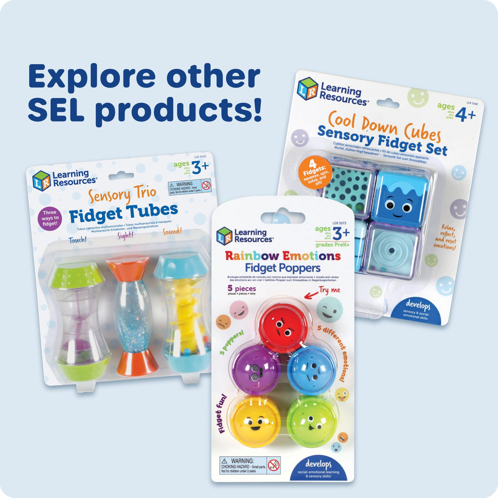 Learning Resources Rainbow Visual Timer, 1 Piece, Ages 3+, Teacher Resources, School Supplies for Teachers, Social Emotional Learning Toys