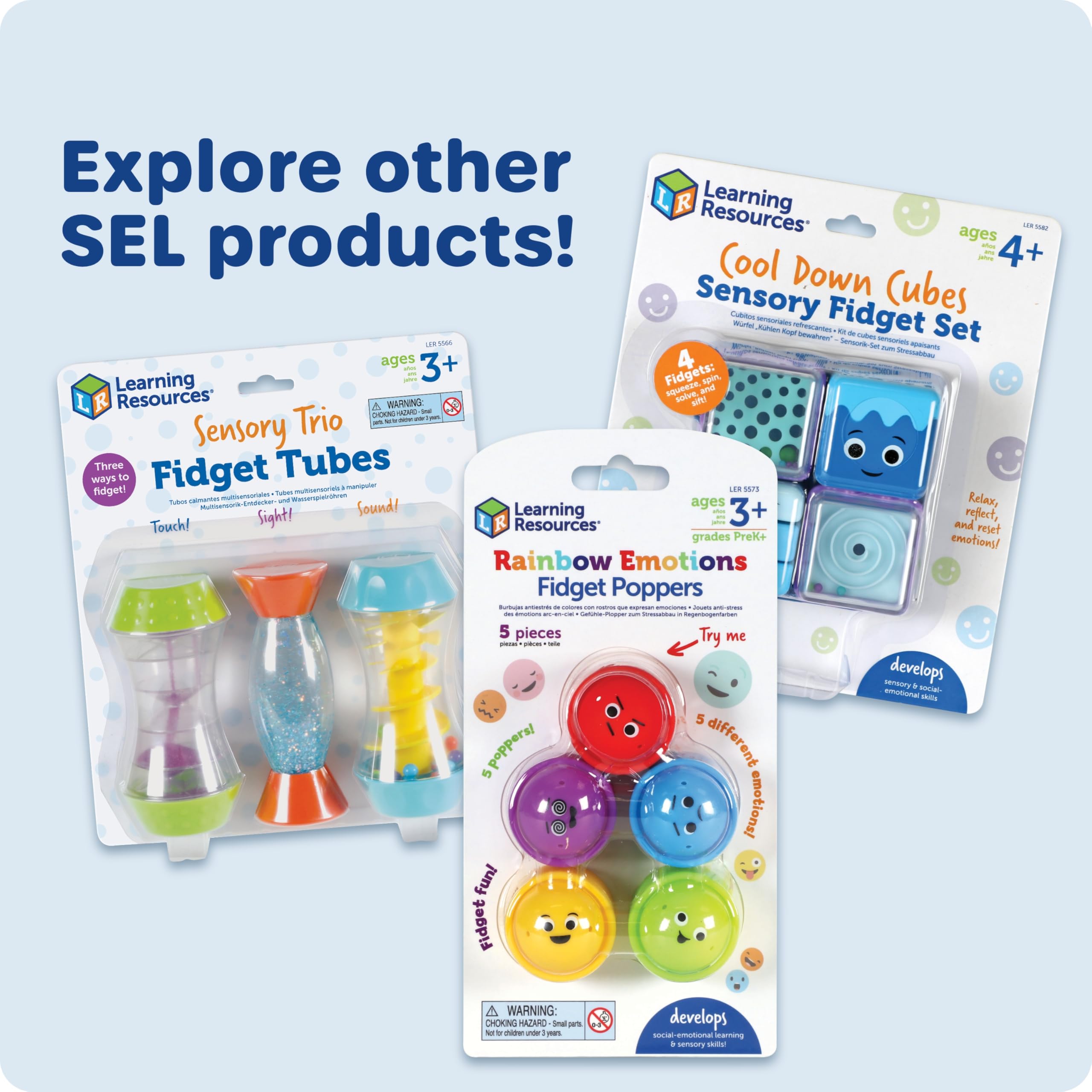 Learning Resources Rainbow Visual Timer, 1 Piece, Ages 3+, Teacher Resources, School Supplies for Teachers, Social Emotional Learning Toys