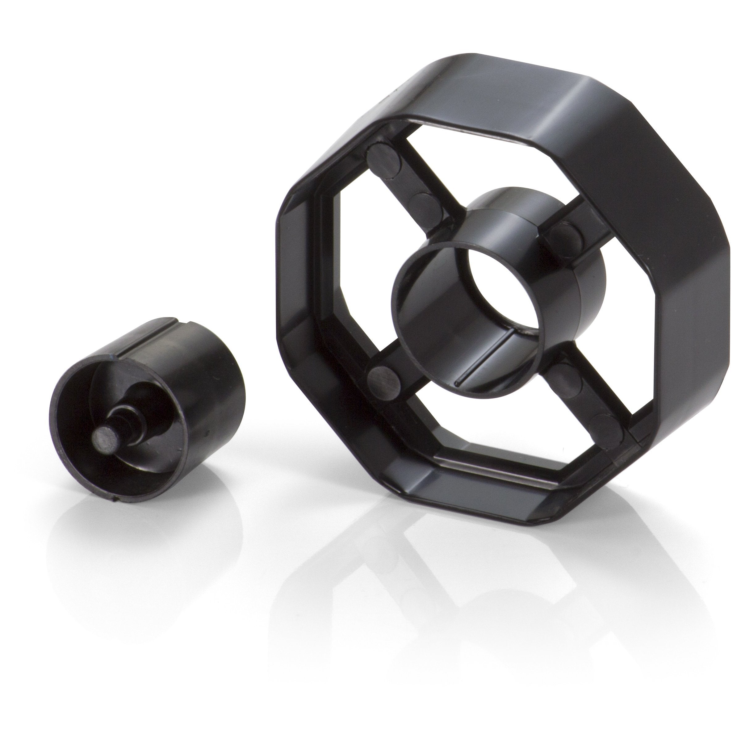 Officemate 2-in-1 Heavy Duty Tape Dispenser 1-Inch and 3-Inch Core, Black (96699)