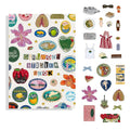 Girlhood Sticker Book - Aesthetic Cozy Stickers (1260+ Vintage Retro Designs) | Journaling/Scrapbooking DIY, Campus & Coffee Shop Craft Gift