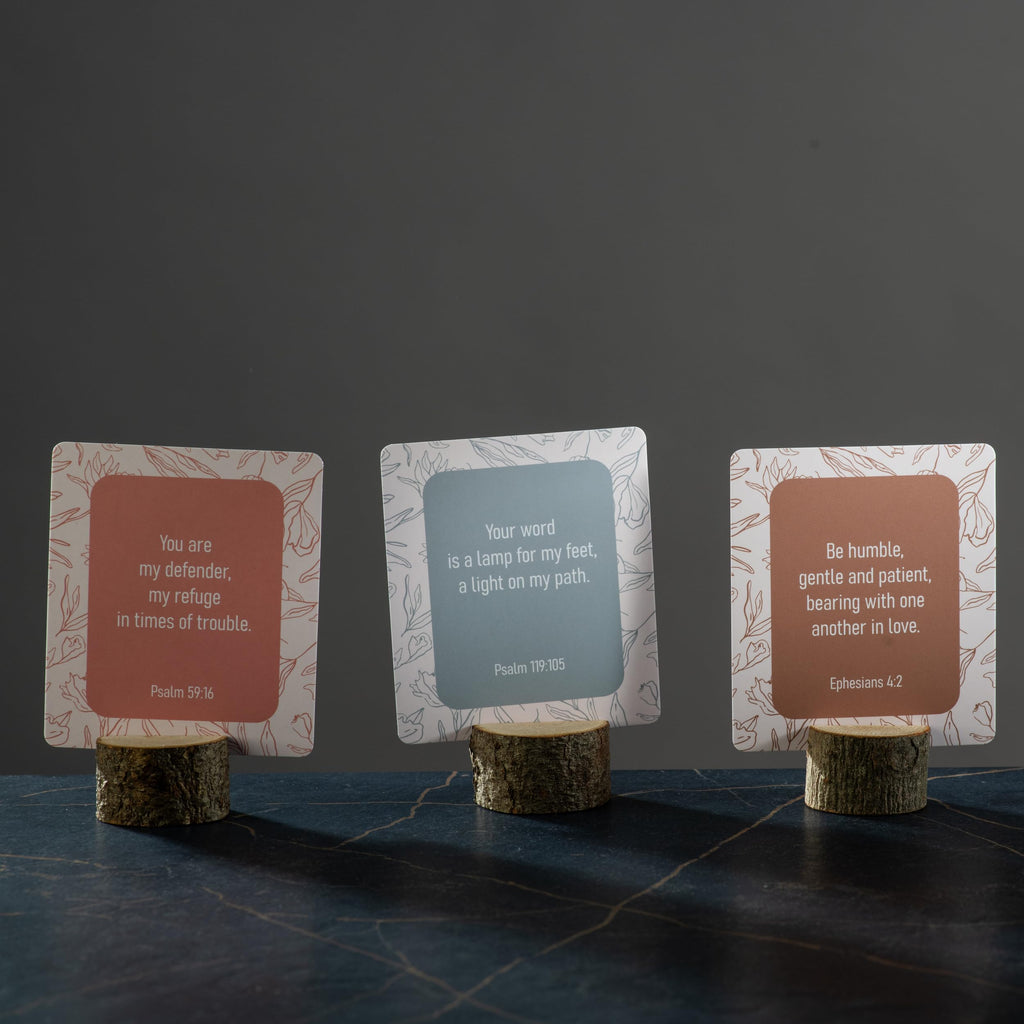 DIVERSEBEE Bible Verse Cards, 60 Unique, Assorted Mini Scripture Encouragement Motivational Inspirational Prayer Cards, Christian Bible Gifts (Delicate)